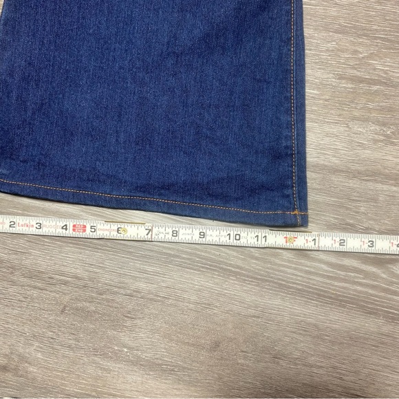 Blue‎ Wide Leg Flare Jeans 70s Inspired Size 8 - Picture 6 of 10
